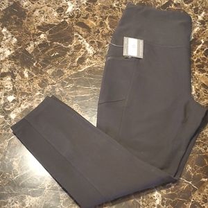 Eddie Bauer high rise black trail tights